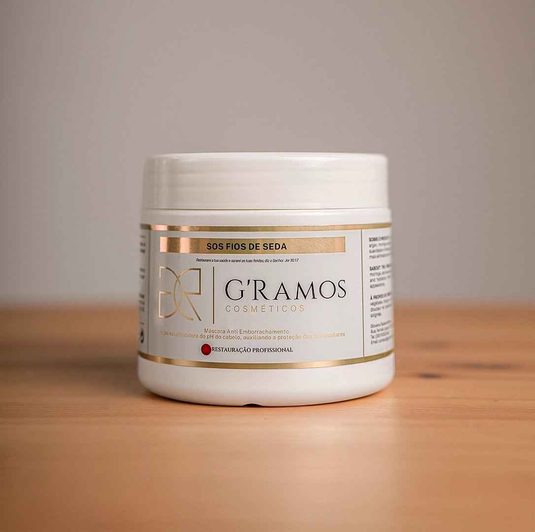 SOS FIOS DE SEDA Máscara Anti Emborrachamento Restauração Profissional 500ml | 445 G